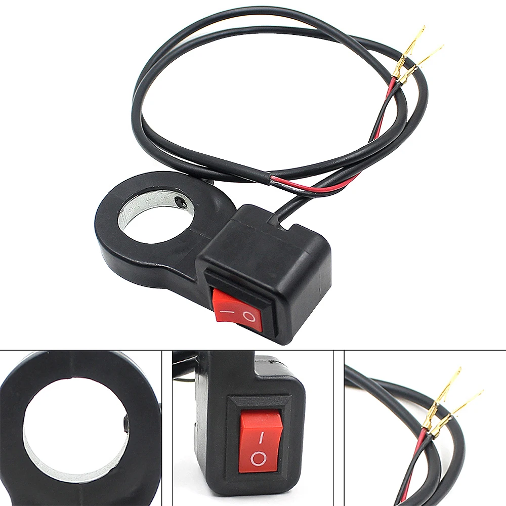 

Universal Waterproof Motorcycle Handlebar Switch ON-OFF Button LED Headlight Scooter Switch for Motorcycles hot
