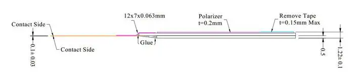 0,96 дюймовый белый OLED дисплей 13pin 64*128 OLED экран SH1107 QT1107P01A SPI/IIC