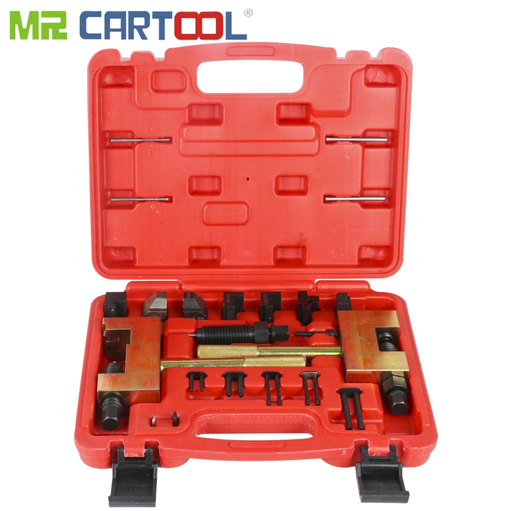 

MR CARTOOL Engine Timing Chain Removal Installer Chain Breaker For Mercedes Benz Riveting Tool M271 M272 M273 M274 M276