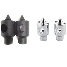 2x Универсальный круглый " 25 мм руль стояк Байк кафе гонщик Старый Школьный поплавок туристический скутер внедорожный