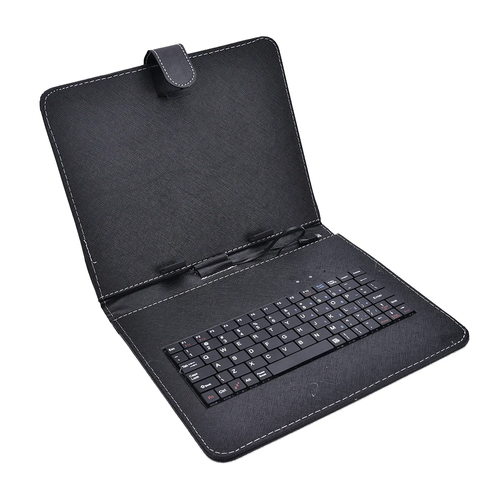 Универсальный черно-белый чехол из искусственной кожи 7, 8, 9, 9,7, 10 дюймов, подставка для планшета, клавиатура, чехол, микро чехол для ipad, ноутбука