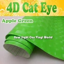 High Quality Green 4D font b Cat b font font b Eye b font Car Vinyl