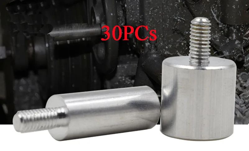 30 шт. M3 * 10 + 6 15 c с одним отверстием круглый стержень из сплава столбик для