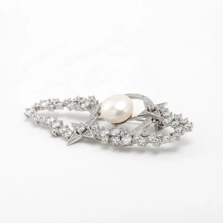 

Free shipping Free shipping 925 pure silver star cloud brooch