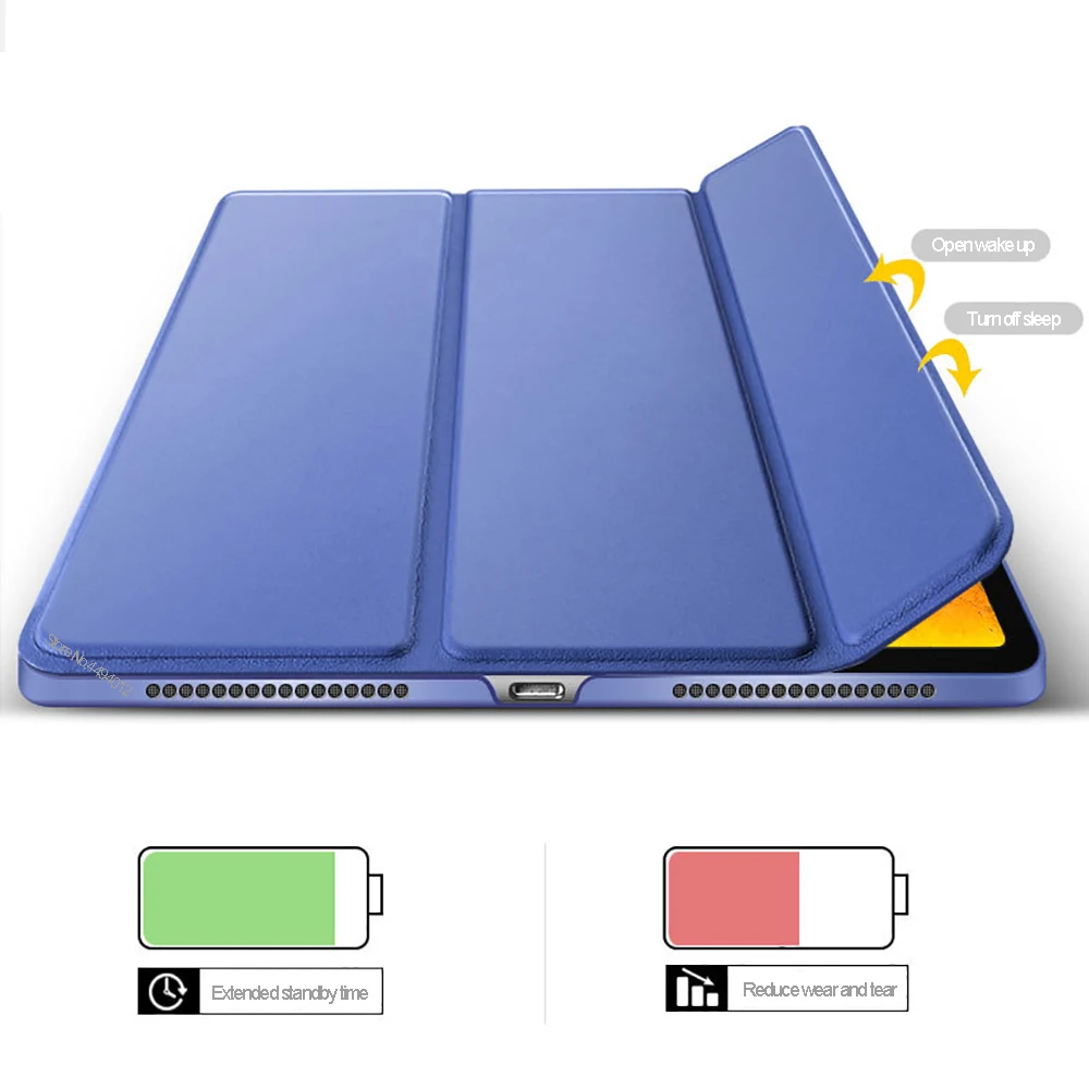 Умный Магнитный чехол для нового iPad Pro 11 Сверхтонкий подставка из искусственной