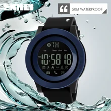 SKMEI Men Women Bluetooth Smart Watch Calorie Pedometer For Apple IOS Android Hours 50M Waterproof Digital Mens Smartwatch Clock