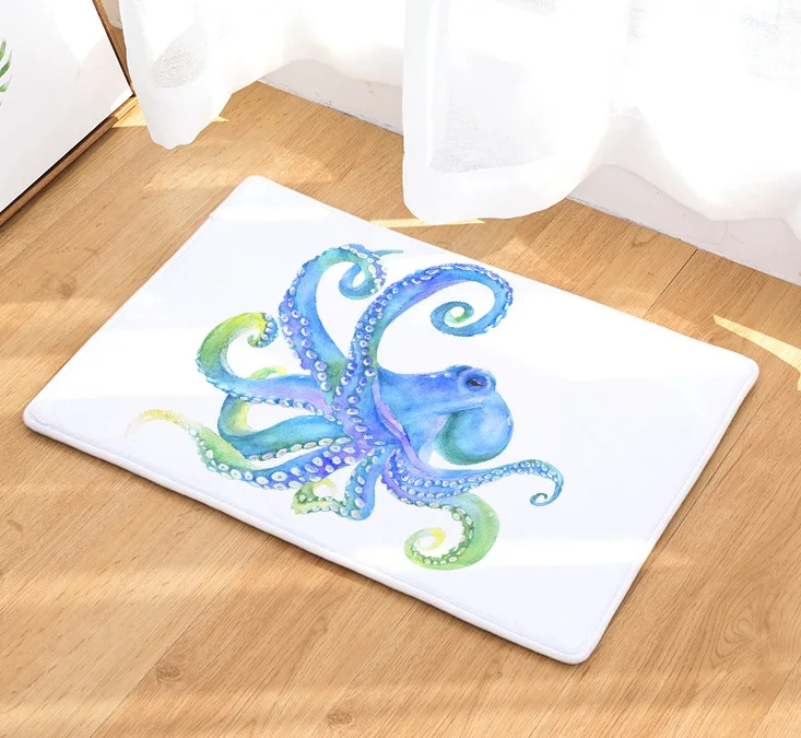 CAMMITEVER Красочные Осьминог животных Коврик для гостиной спальни домашний декоративный ковер