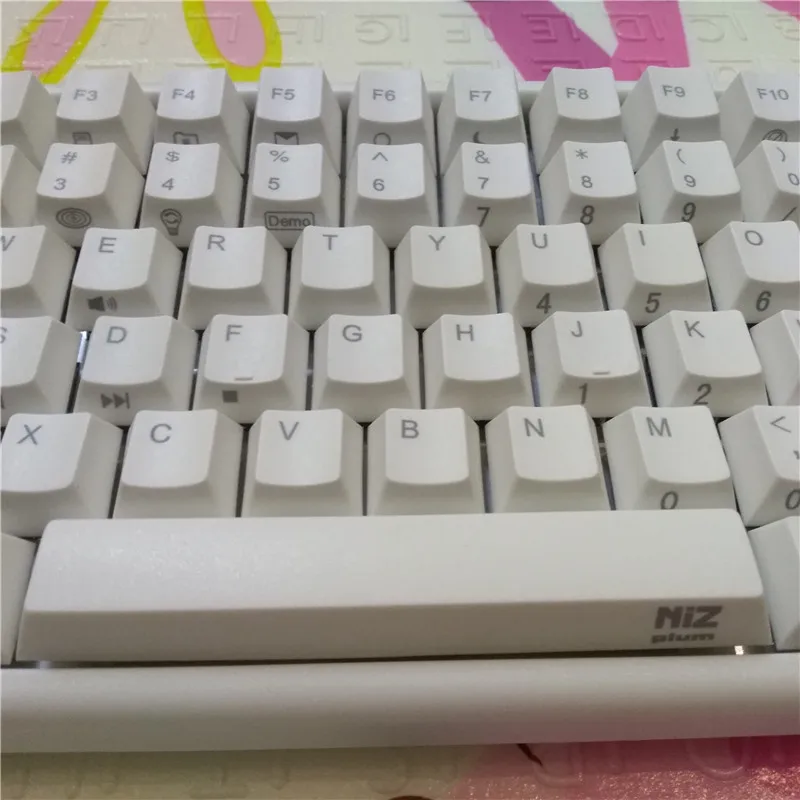 Сливовый NIZ 84 емкостный 35g механическая клавиатура topre аналогичная RGB игровая клавиатура программируемые клавиатуры