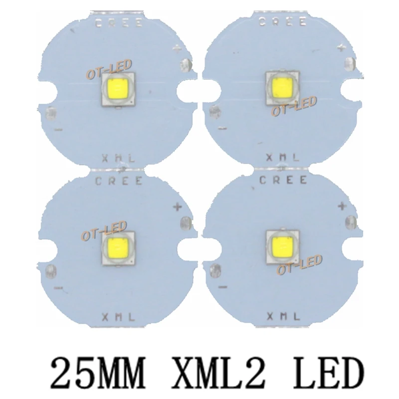 1 шт. 25 мм CREE XML2 XM-L2 LED T6 U2 10 Вт белый нейтральный теплый светодиодный излучатель