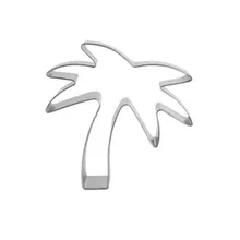 Аксессуары для выпечки кокосового дерева пресс-форма для печенье резак инструменты формы для печенья для штукатурки из нержавеющей стали распродажа