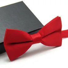 Матовые однотонные галстуки мужские смокинг общие вечеринку Галстуки бабочка Боути жаккардовые для взрослых, 500 шт