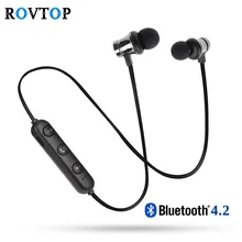 Магнитные наушники Rovtop XT11 с Bluetooth 4,2, беспроводная гарнитура, спортивные наушники для iPhone, Xiaomi, huawei, наушники Z2