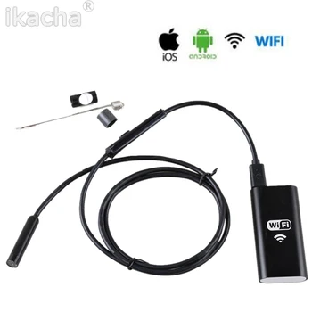 

8.5mm 6 LED Borescope Android HD 720P Wireless WIFI Endoscope Video Inspection Camera Pixels 1M/2M/5M Cable
