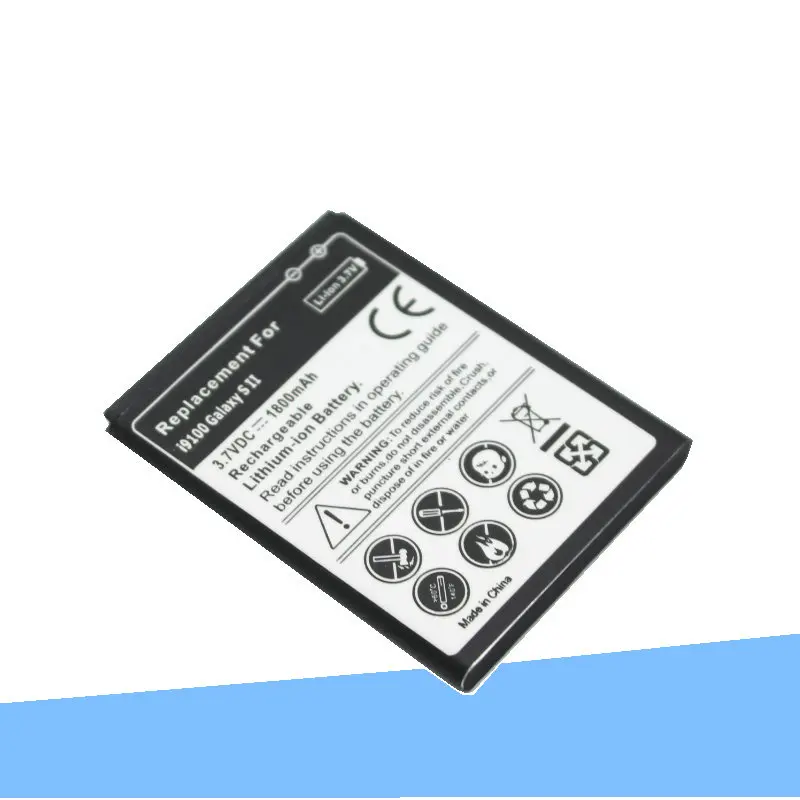 Аккумулятор и зарядное устройство для Samsung Galaxy S2 II I9100 1800 i9100g i9103 i9105 i9050 I9108 i9188 2x9100