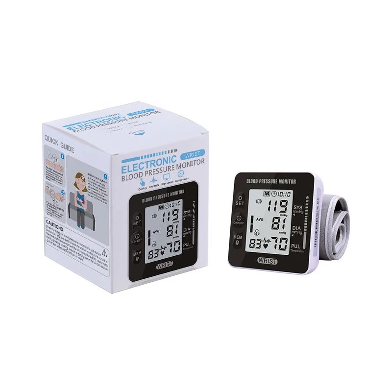 

Arm Blood Pressure Monitor Heart Beat Meter Machine Tonometer for Measuring Automatic Blood Pressure Meter Esfingomanometro