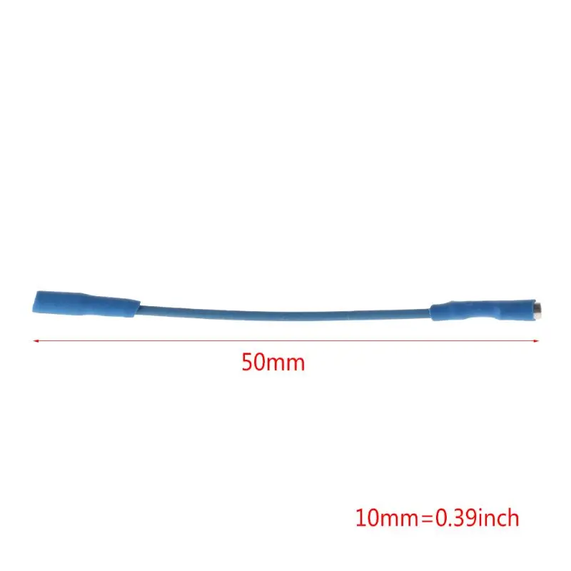 4 шт. универсальные серебряные провода Заголовок провода кабель 50 мм для 1,2-1,3 мм шпильки поворотный Phono корпус тонарма