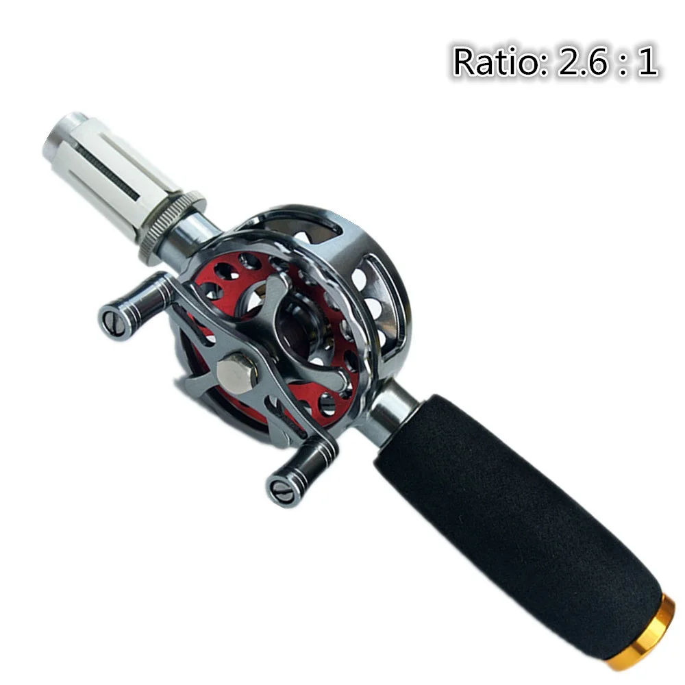

High Qulitiy Ratio 2.6:1 Full Metal pass pole Fly Fishing Reel With accessories Former Rafting Reel Ice Fishing Wheel