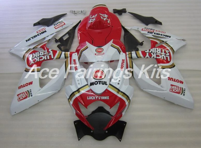 

New ABS bodywork Fairings Kit set Fit For SUZUKI GSXR600 GSXR750 06 07 R600 R750 K6 GSXR 600 750 2006 2007 Red lucky custom