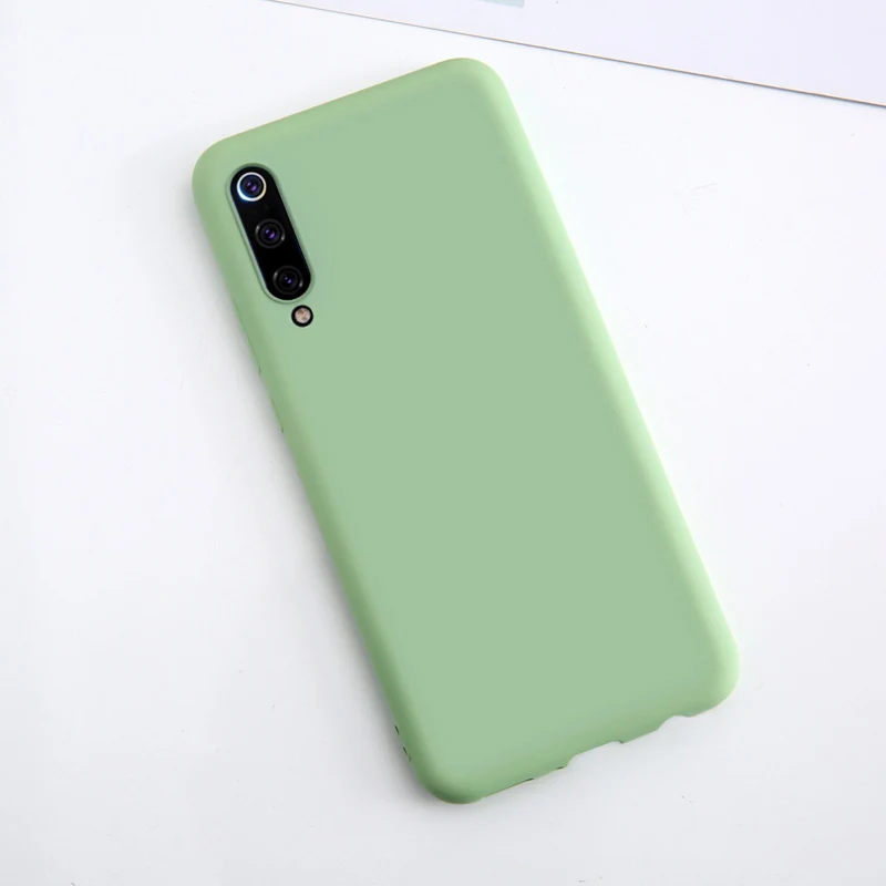 For Huawei P20 Lite Case Liquid Silicone Rubber Soft Cover For Huawei P20 Lite Pro P20Lite P20Pro Nova 3E Phone Cases Shockproof - Цвет: Light green