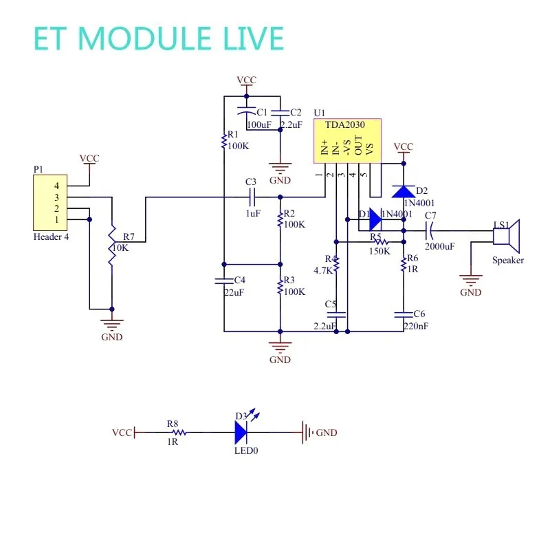 1 ШТ./ЛОТ TDA2030A Модуль Одного Источника Питания Аудио Усилитель Совета Модуль