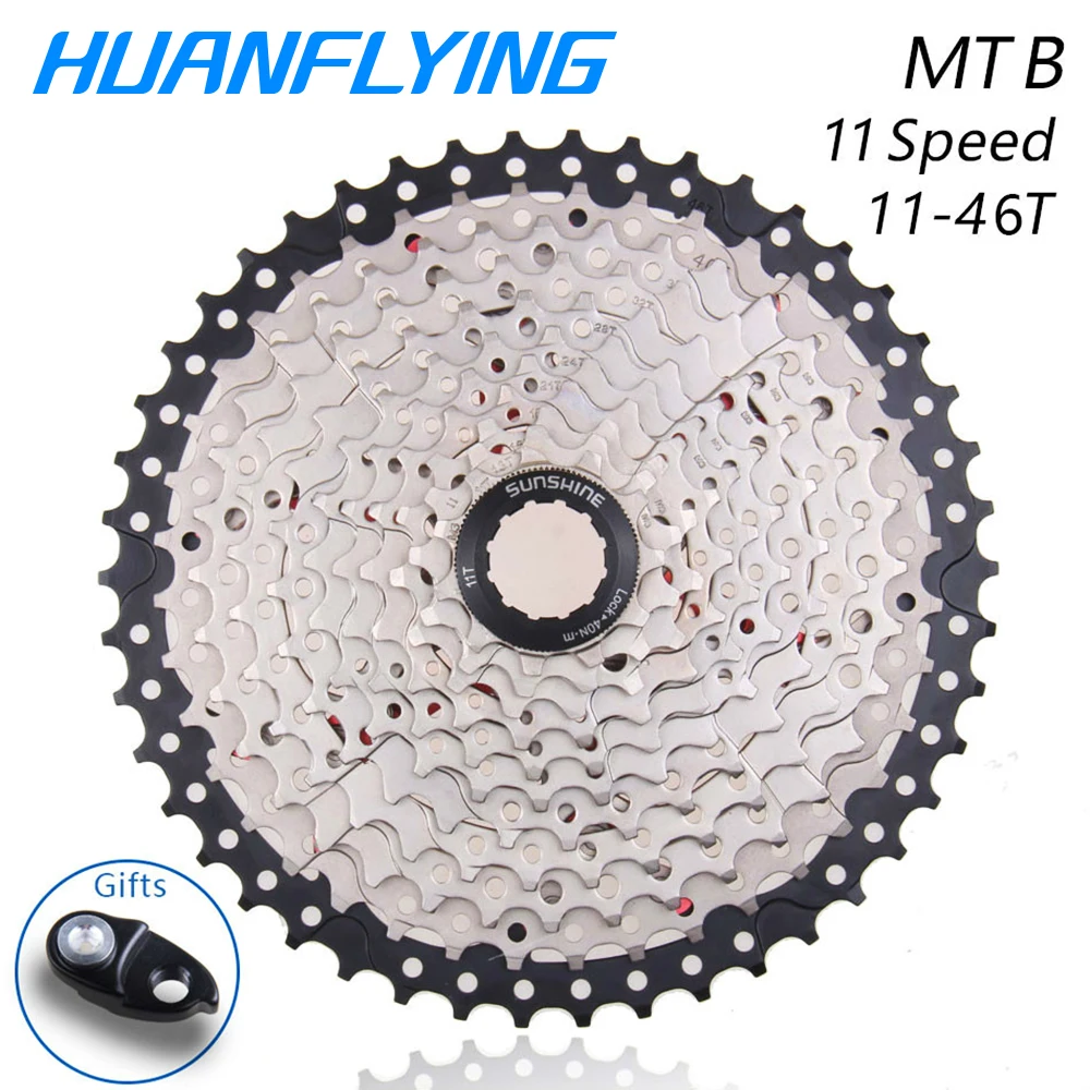 Солнце Mtb велосипеда свободного хода 11 s 46t маховик горный велосипедный Скорость