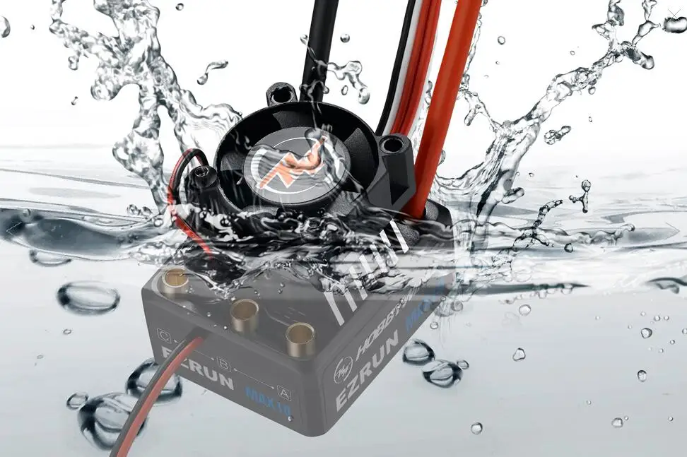 Авторизованный водонепроницаемый бесщеточный двигатель Hobbywing EZRUN MAX10 60A ESC + 3652 G2