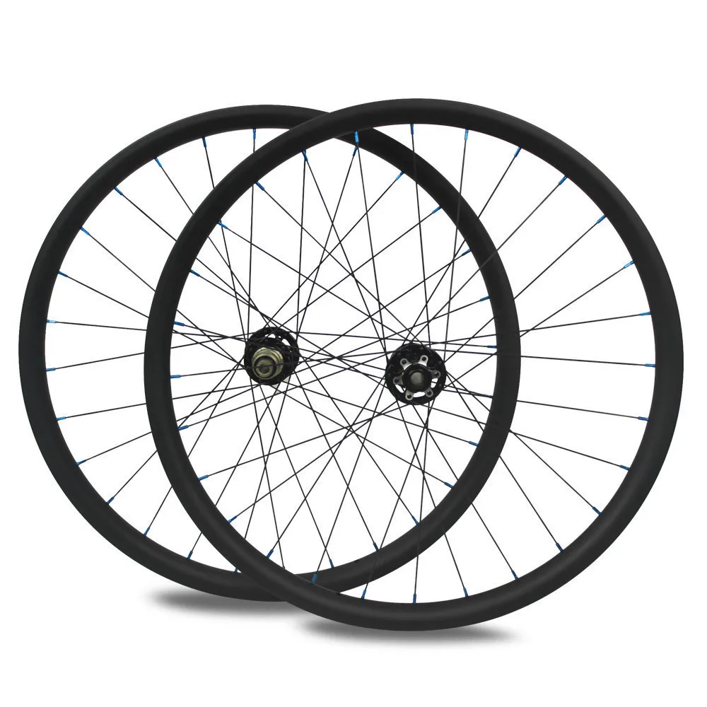 Perfect 650B Carbon Mountain Bike Wheels Cross Country 35mm Width 26.85mm Depth Rim 27.5er MTB Racing Wheelset 2