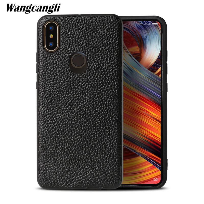 

Leather lychee all-inclusive mobile phone case For xiaomi mix2s case all-inclusive mobile phone shatter-resistant shell