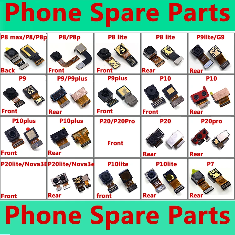

Kwainee high quality Back Camera for Huawei P9 P8 lite G9 P7 P6 Front Camera Module Replacement