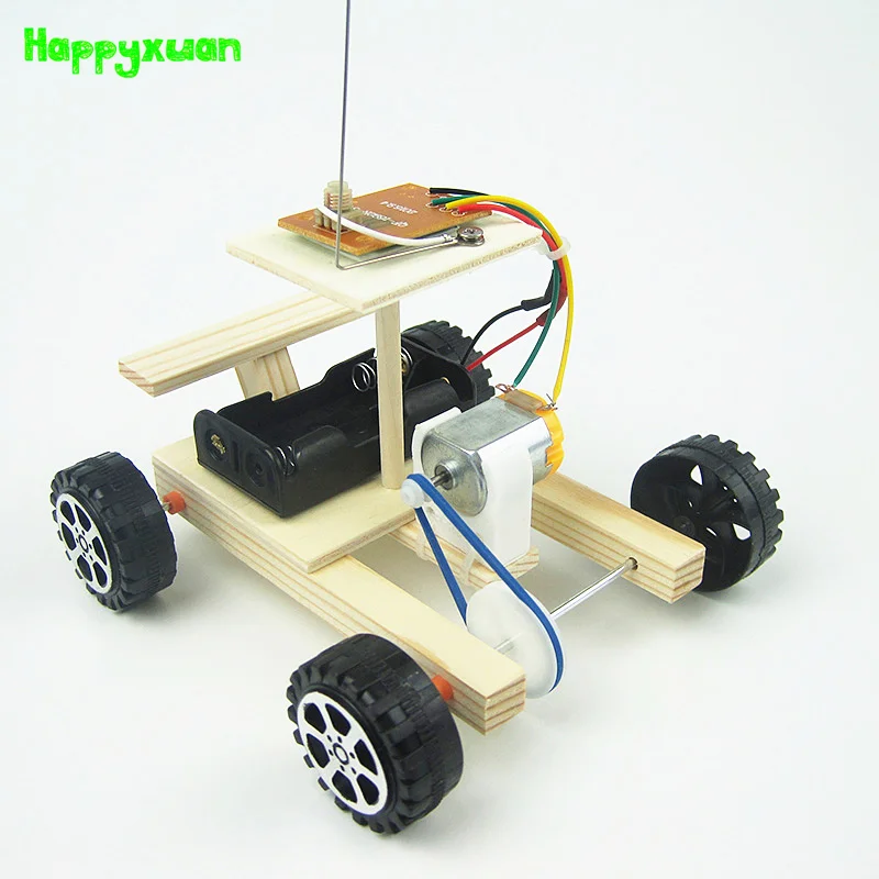 Happyxuan Дети DIY электрический пульт дистанционного управления автомобиль наука