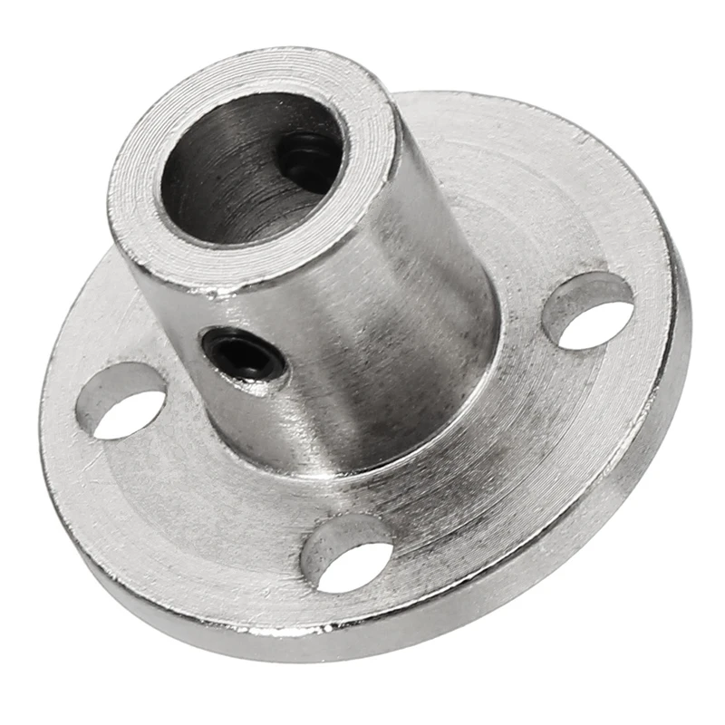 

6mm Flange Shaft Coupling Optical Axis Support Fixed Seat Steel Rigid Flange Plate Shaft Connector New