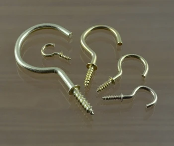 

1/2 to 2 inch Eye screw circle question mark shape hook self tapping screw window hooker Drilled Findings hole head iron screw