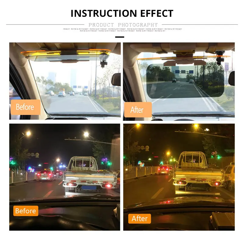 Car Sunshade Goggle Anti Glare Eyesight Protection Universal Car Lights Prevention Sunshine Shade HD Vision Visor Auto Accessory (3)