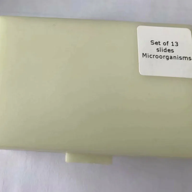 

13Pcs Microorganisms Microscope Microbiology Prepared Slides