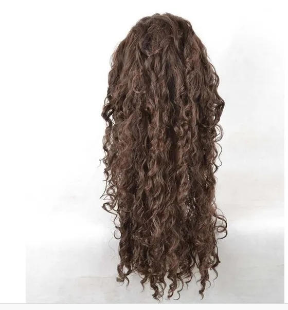 Фильм персонажа Bellatrix lestranna длинные коричневые волнистые синтетические парики термостойкие косплей костюм парик+ парик Кепка