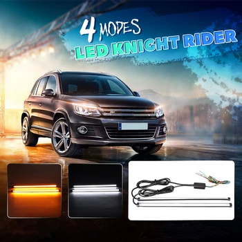 

Car LED Daytime Running Light Turn Light White Yellow TDRL LED Rider Turn Signal Brake Light Strip Auto LED Lamp