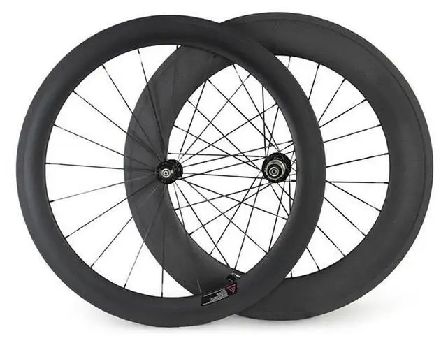 

700c mixed chinese carbon road bike clincher bicycle wheels front wheel 50mm rear wheel 88mm Novatec 291 482 with decal