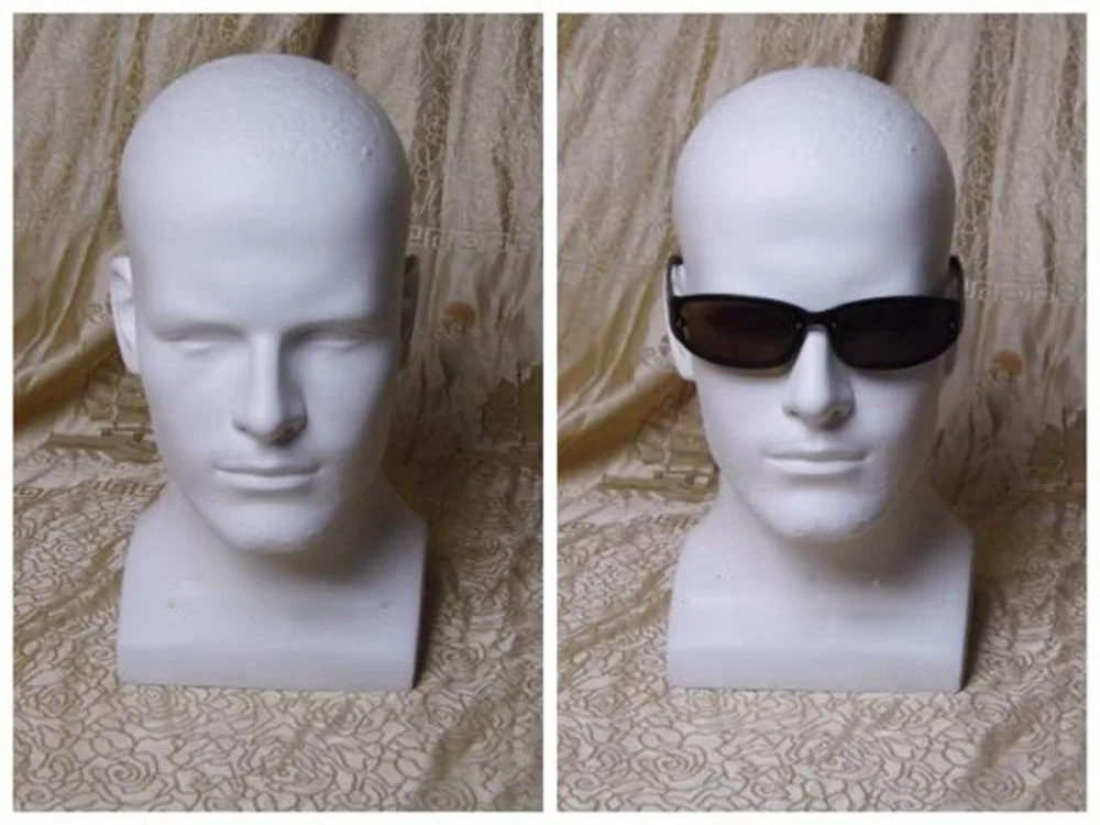 New Men Mannequin Head Wigs Hats Cap Headphone Display maniqui Model For Hair Jewellery Stand ZYNAN8 | Дом и сад