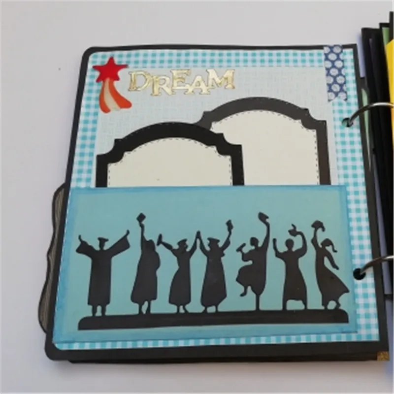 

Happy Graduation Border Metal Cutting Dies Stencils For Card Making Decorative Embossing Suit Paper Cards Stamp DIY