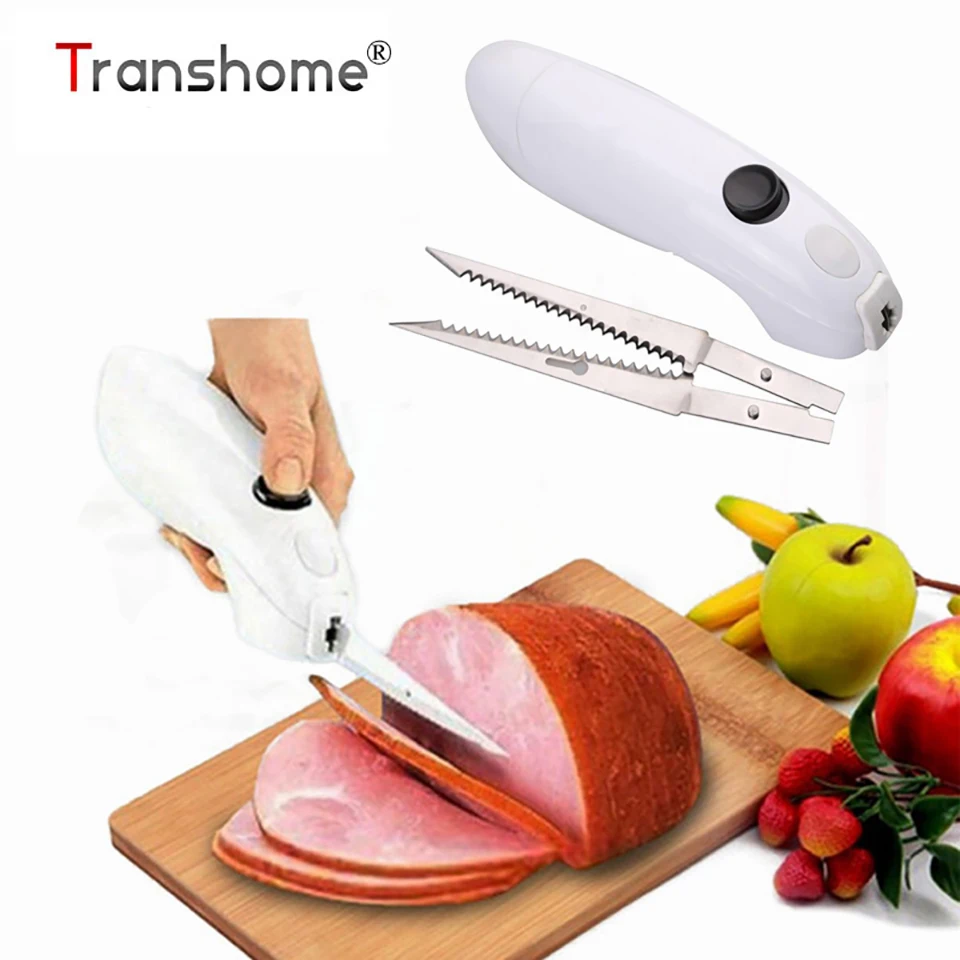 Transhome Stainless Blender Knife One Touch Battery Powered Knife Easy