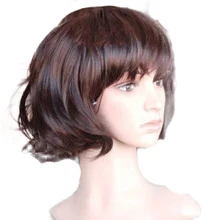 StrongBeauty женские короткие натуральные волнистые волосы синтетические парики