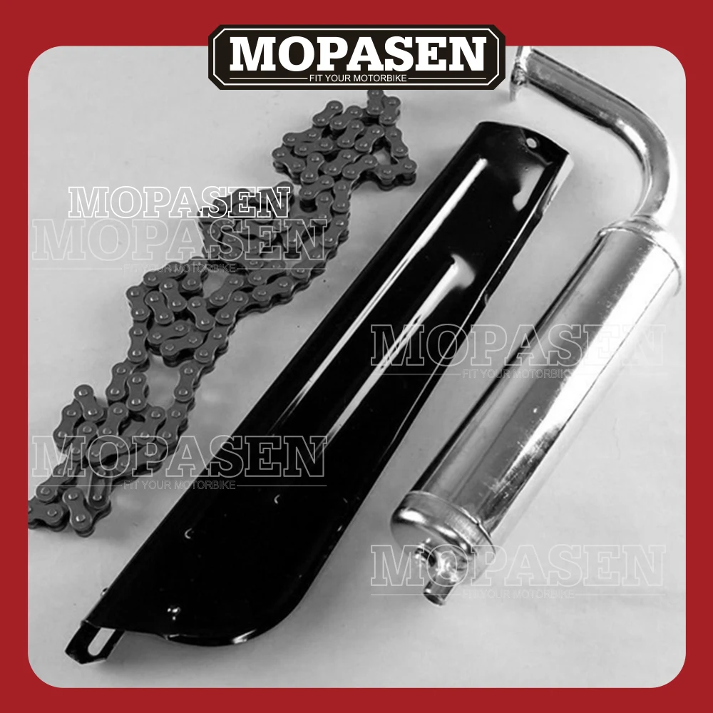 Kit de Motor de gasolina motorizado de bicicleta de 2 tiempos 80CC conjunto de accesorios de moto de bicicleta de motocicleta