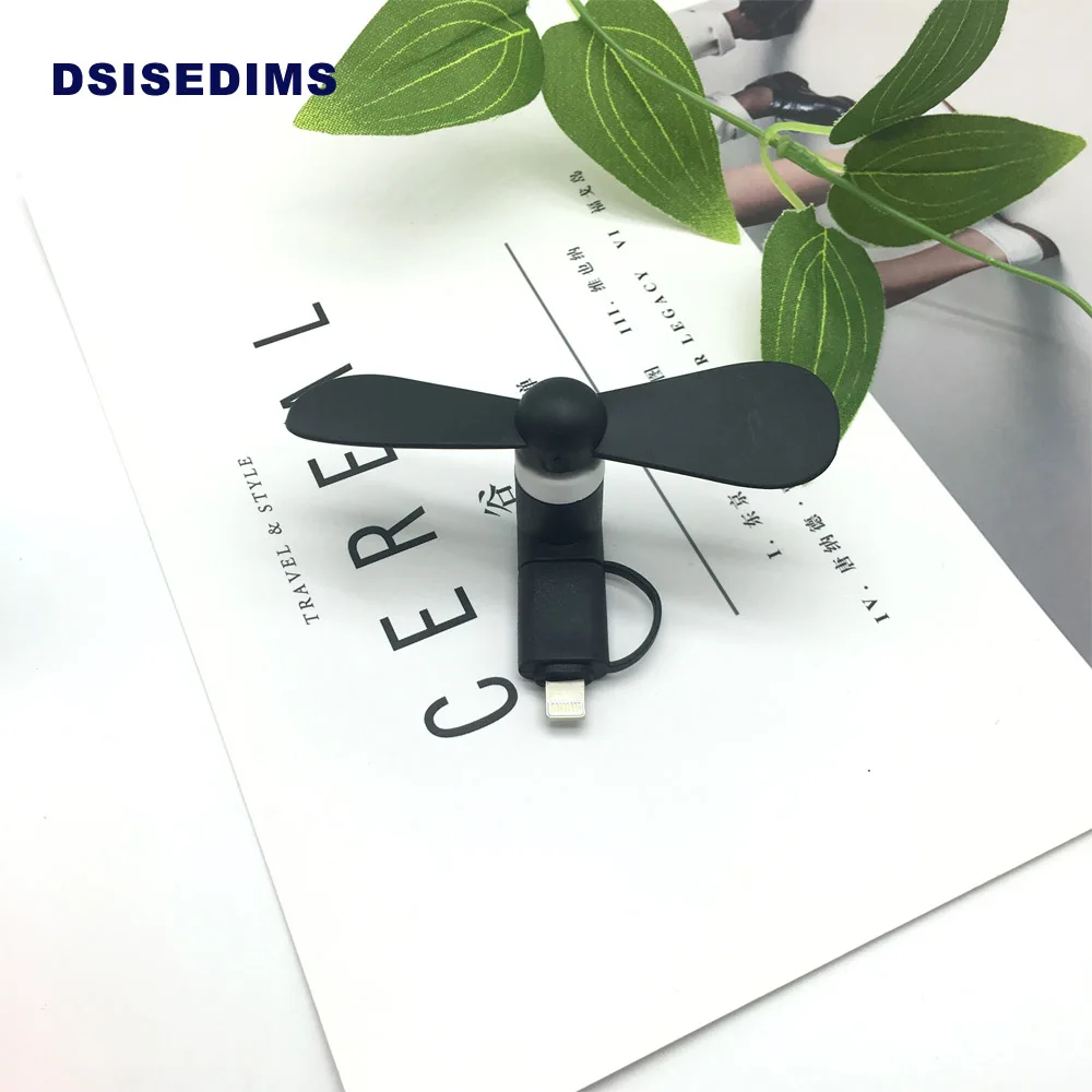DSISEDIMS USB вентилятор портативный мини микро вентиляторы для iPhone 5 5S 6 6s 7 8 Android