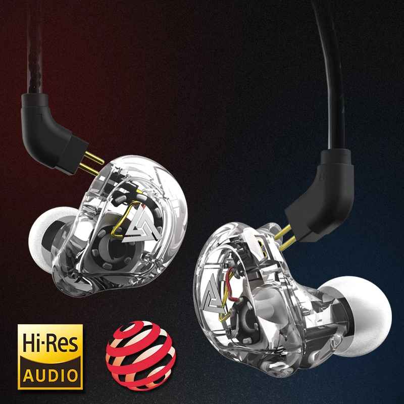 Наушники вкладыши Pizen QKZ VK1 Hi Fi DJ монитор Спортивная гарнитура для бега наушники с 2
