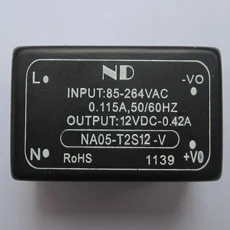 

5pcs AC-DC converter/transformer 220V to 12V 5W ac dc Power module Free shipping