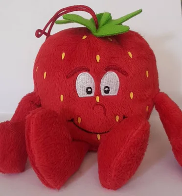 Новые несколько стилей отборные фрукты овощи цветная капуста гриб черника Starwberry " Мягкие плюшевые игрушки куклы - Цвет: Straw berry hanger