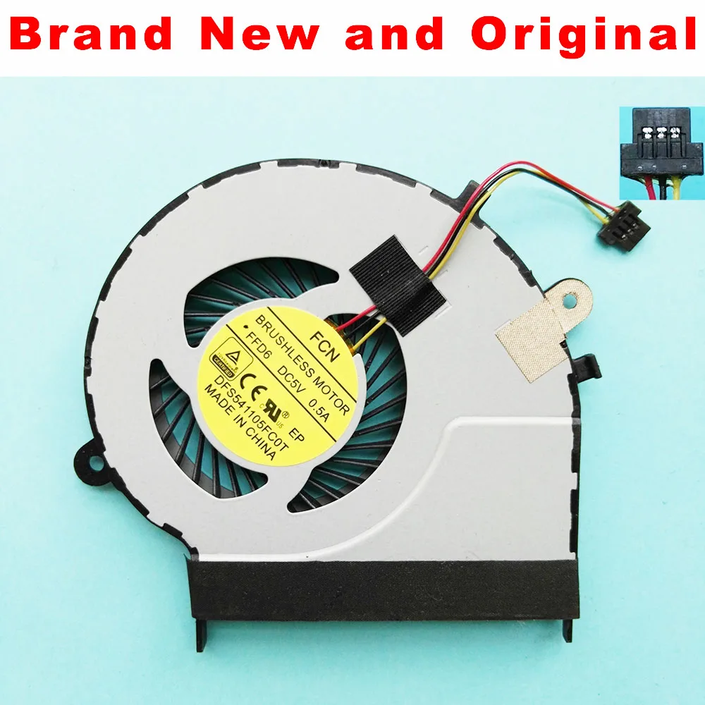 

New original cpu fan For Toshiba Satellite L50-B L55-B L50D-B L55T-B L55-B5267 CPU cooling fan cooler DFS541105FC0T FFD6