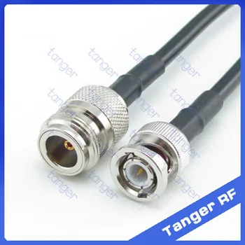 

Hot sale Tanger N female jack to BNC male plug straight RF RG58 Pigtail Jumper Coaxial Cable 20inch 50cm High Quality