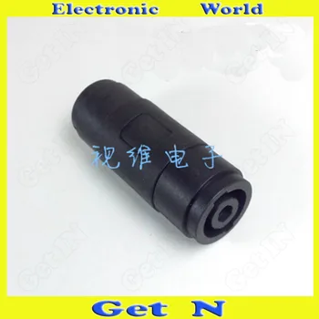 

10pcs-100pcs 2-Way Plug-in 4-Pole Connector Plug Professional Plug-in Connector for Stereo Sound Box