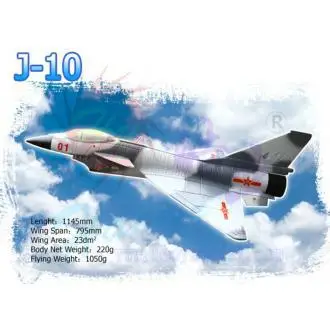 J10 Радиоуправляемый игрушечный самолет DIY Kit